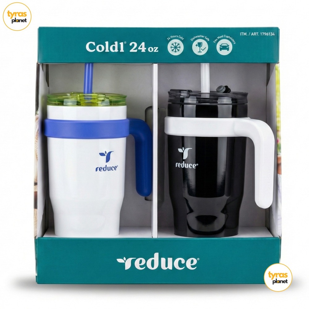 Reduce 24 oz. Cold1 Tumbler, 2-pack - Black and White